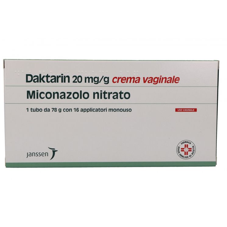 Daktarin Crema vaginale con 16 applicatori 78g 20mg/g